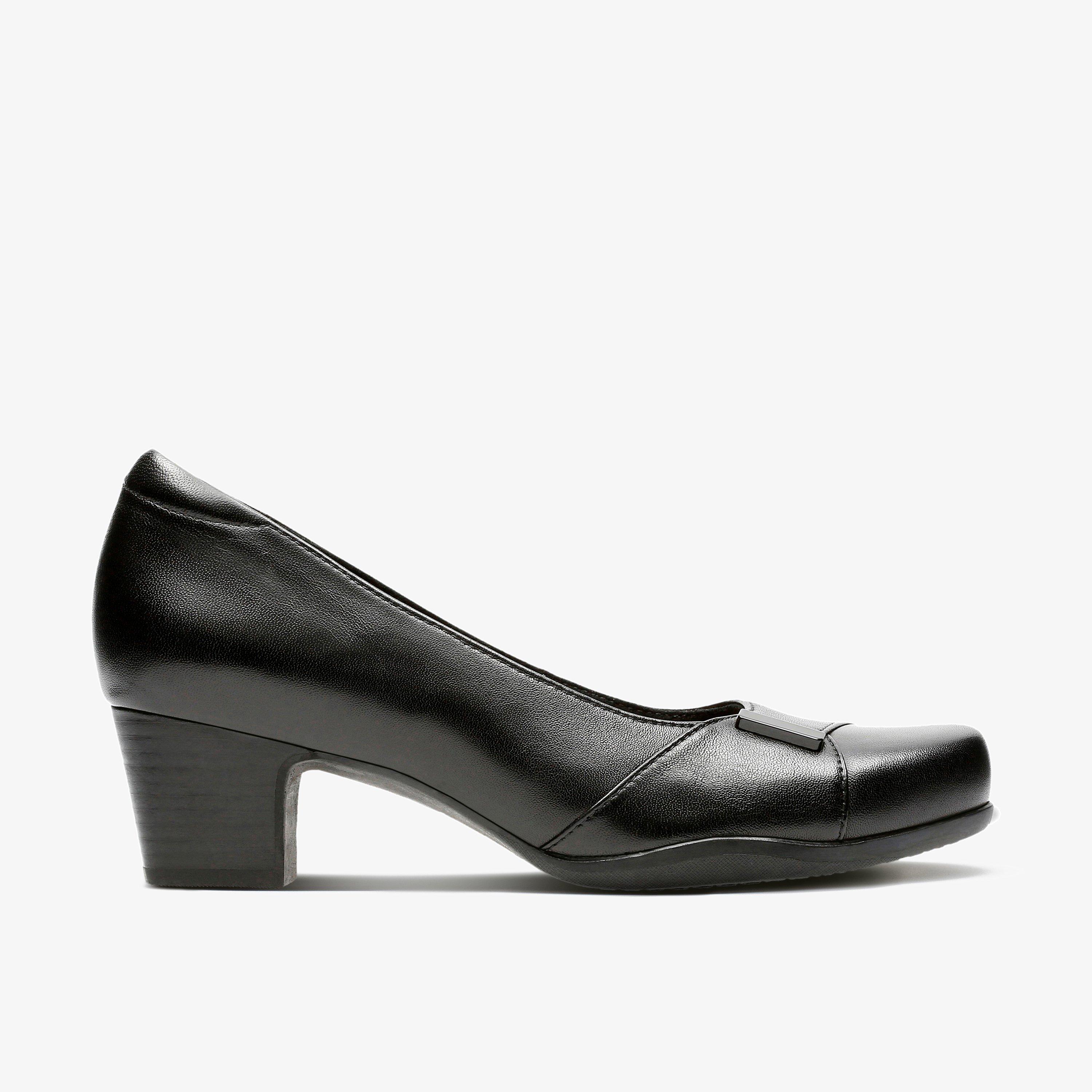 Rosalyn Belle Schwarze Leder Schuhe EU 38 / UK 5