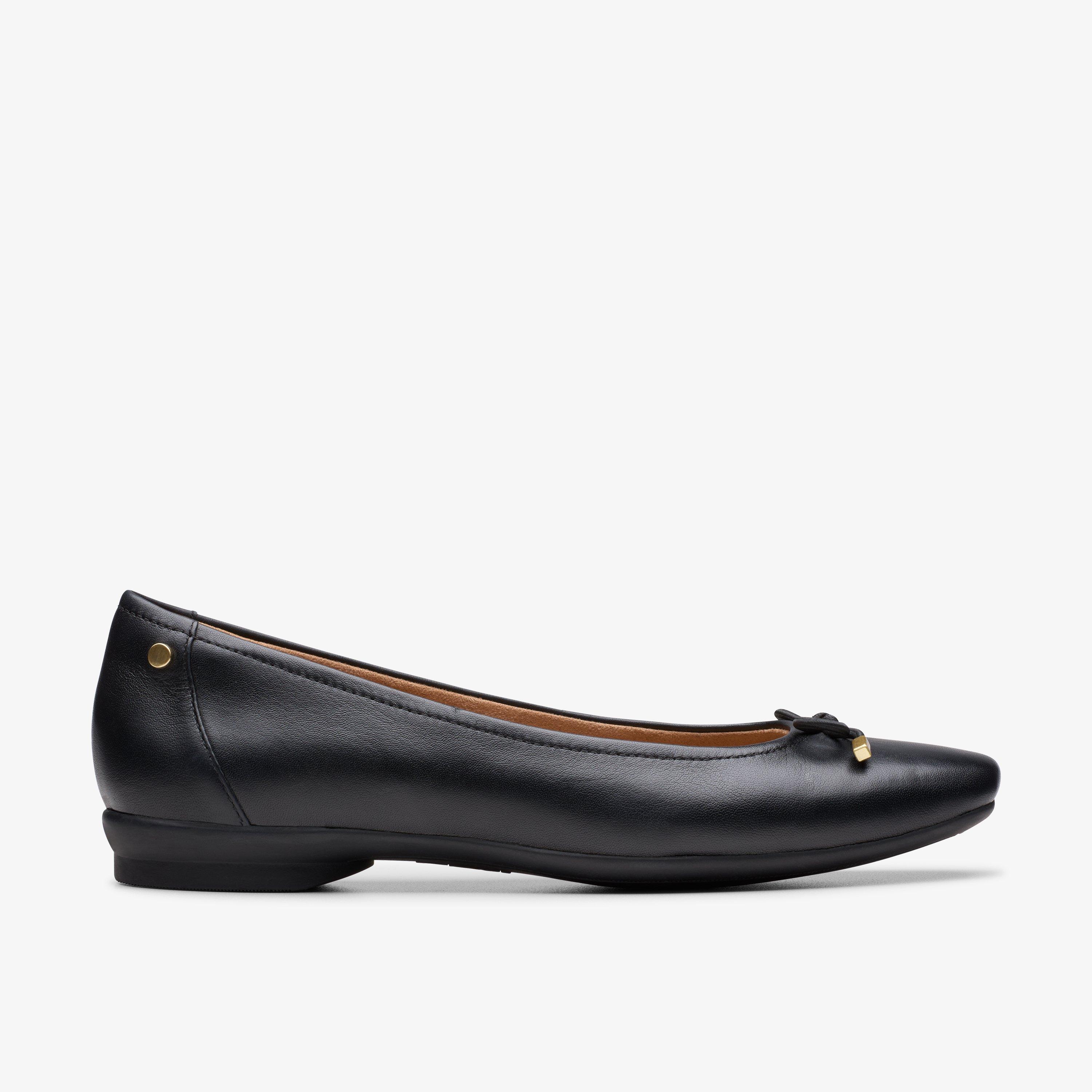 Candra Licht schwarze Lederschuhe EU 40 / UK 6,5