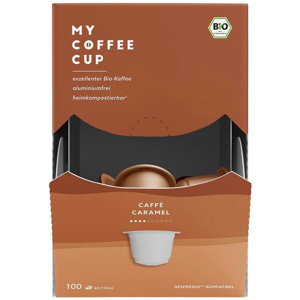 MY COFFEE CUP Kaffeekapseln CARAMEL 100 Portionen Image