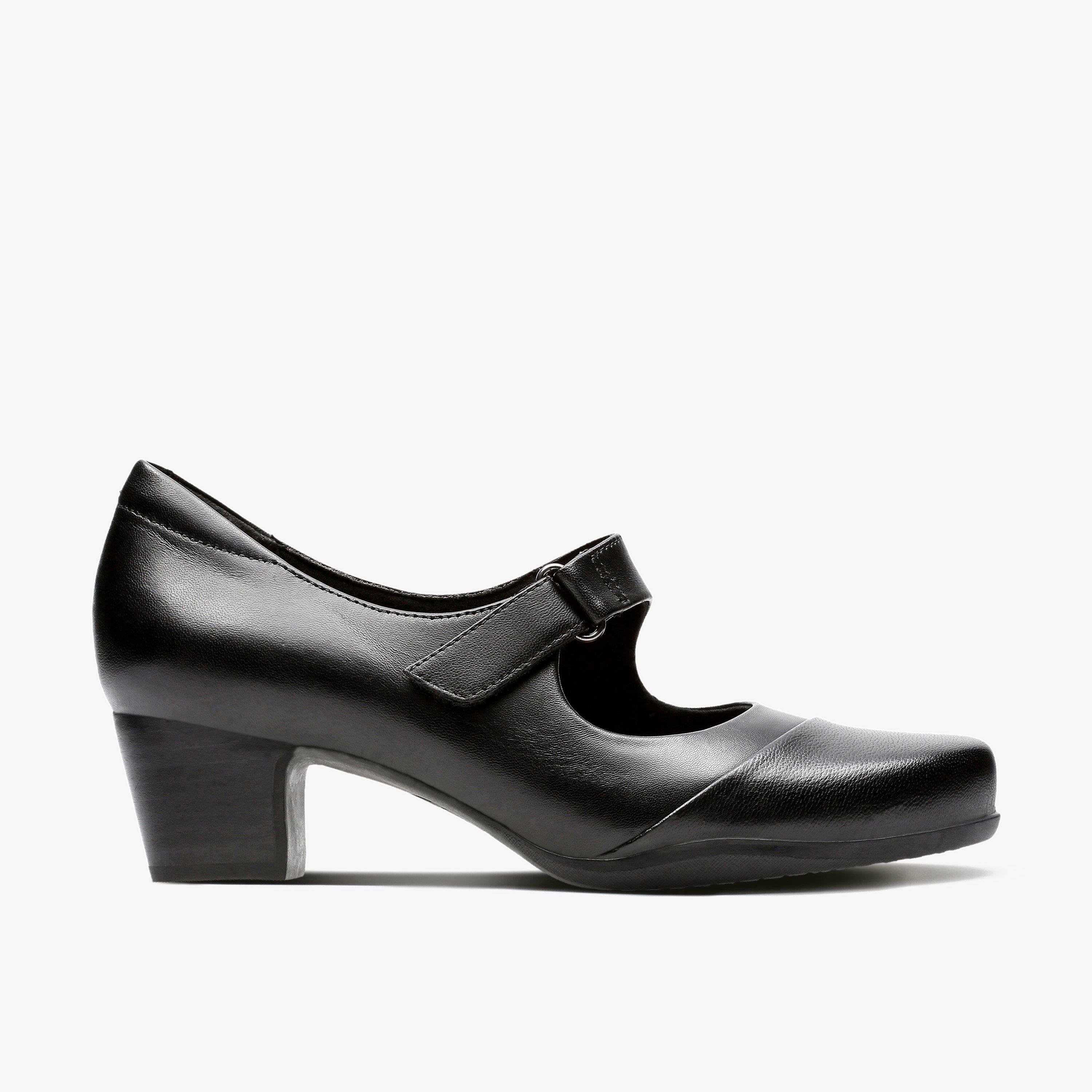 Rosalyn Wren schwarze Lederschuhe EU 39/UK 6