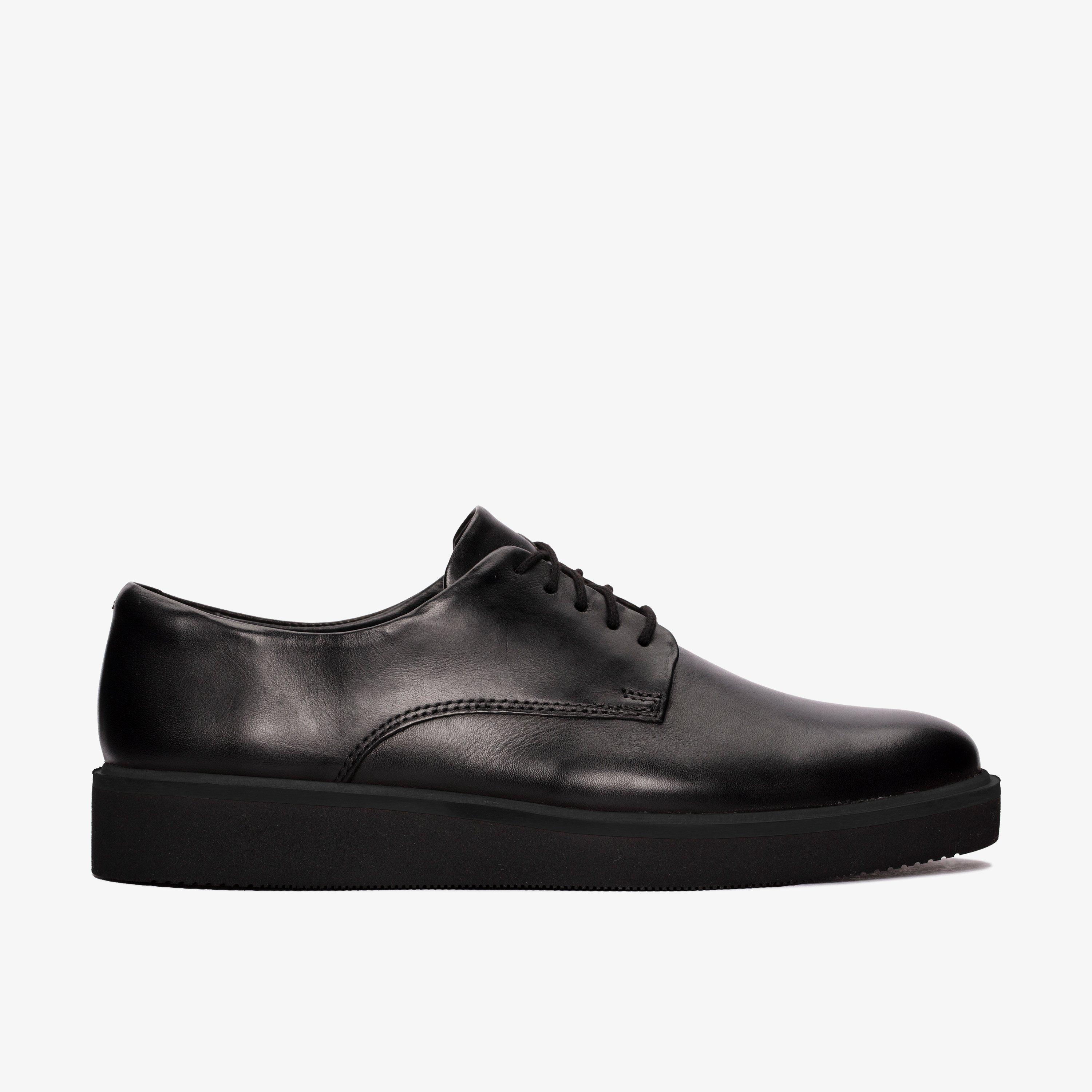 Glickly Derby 2 Schwarze Lederschuhe