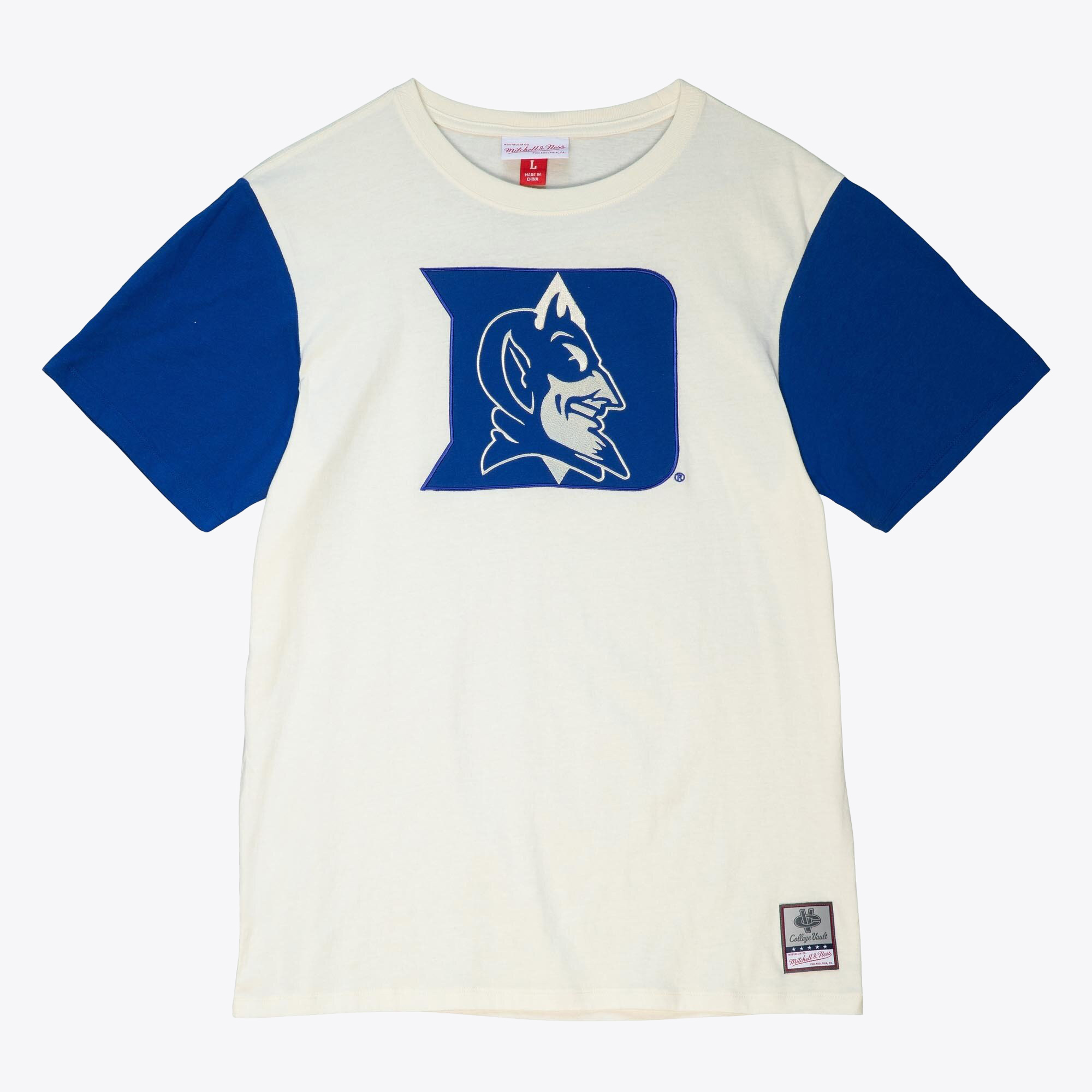 Duke Blue Devils Mitchell & Ness Colorblock T-Shirt Image