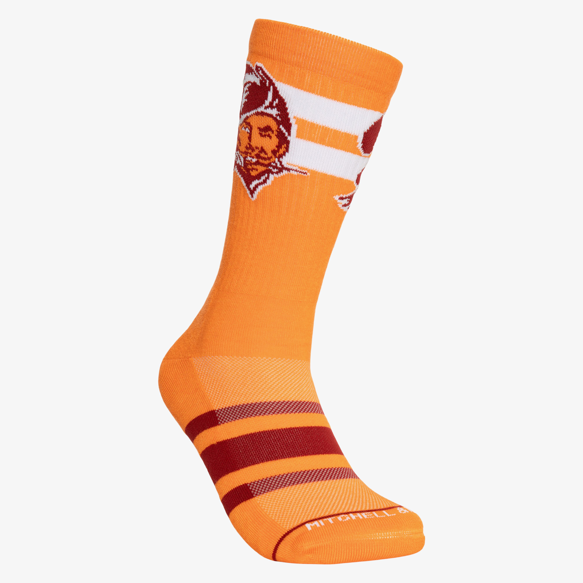Tampa Bay Buccaneers Mitchell & Ness Lateral Crew Socken Image