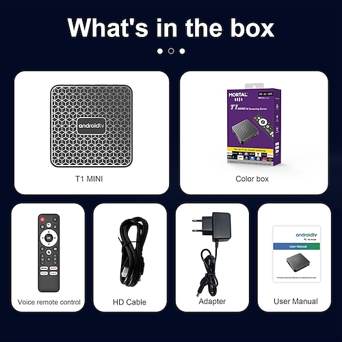 Android12 TV-Box T1 MINI 4K 4K RK3318 2GB 16GB Image