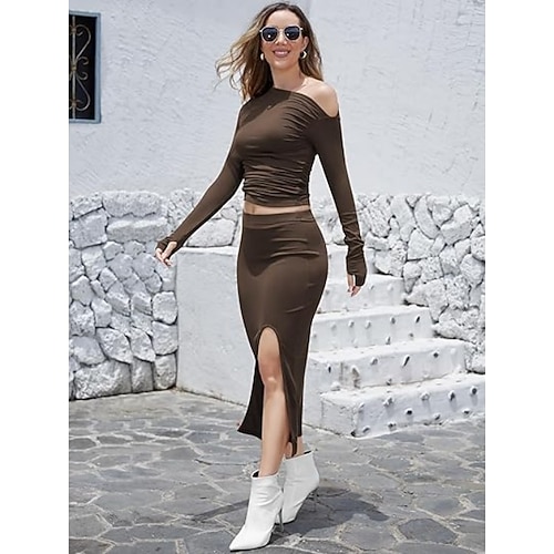 Zweiteiliges Rockset für Damen-ml0020 Image