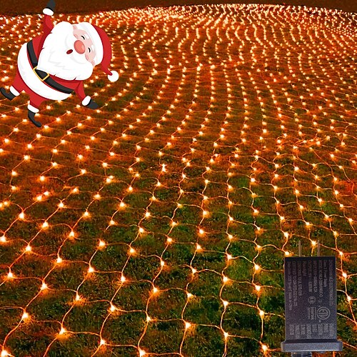 Netzlichter anschließbare wasserdichte Lichterkette klare Drähte mit 8 Modi Niederspannungs-Sicherheitsstecker Innen/Außen Innenhof Rasen Party Hochzeit Festival Baum Dekoleuchten Requisiten Image