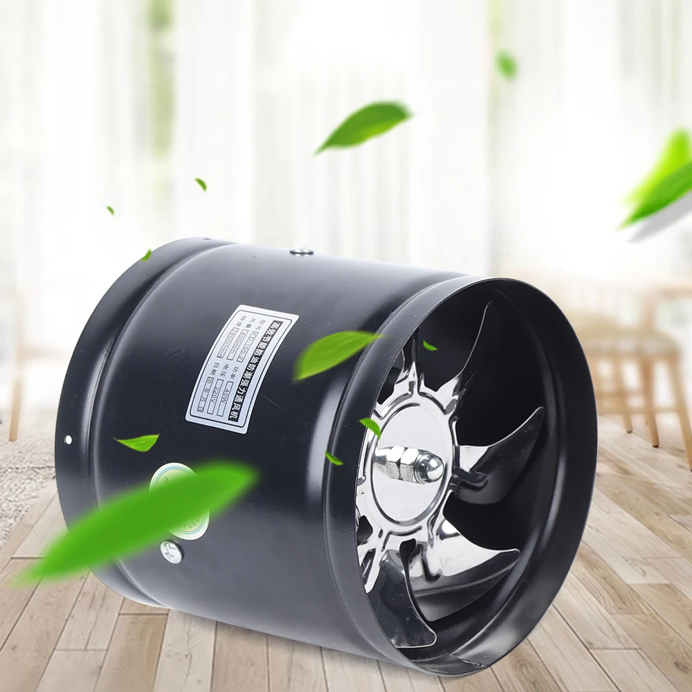 220 V 150 mm Hochgeschwindigkeits-Abluftventilator, Haushaltsluftventilator, Küche, Badezimmer, Decke, leiser Abluftventilator, Korrosionsbeständigkeit Image