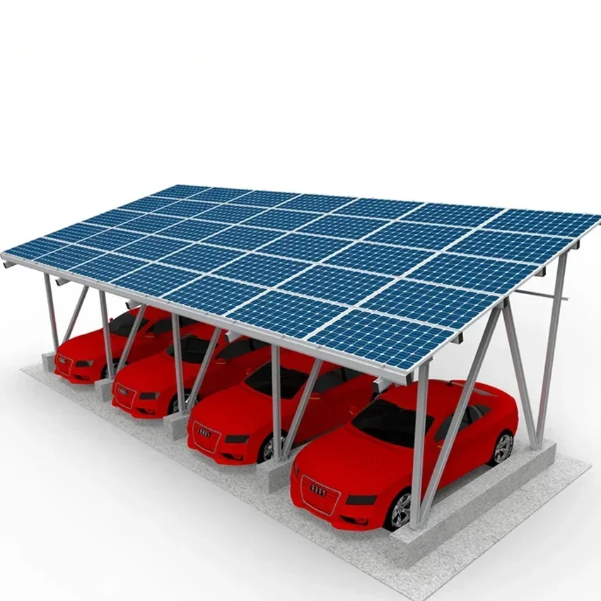Panel Kosten Solarcarport Carport Pv Mounting Structure Steel Solar Image