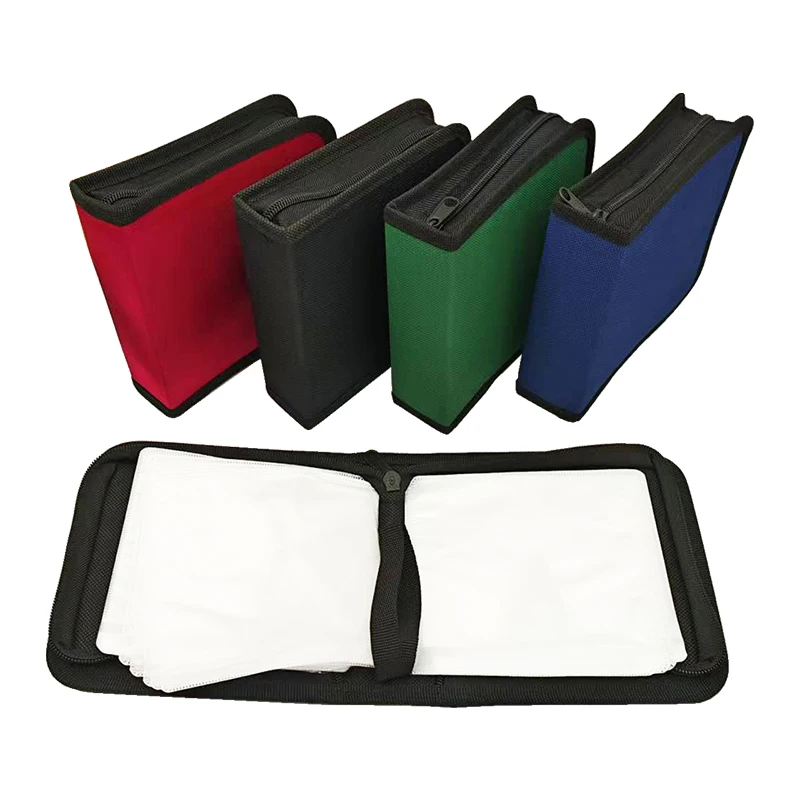 40 disques CD DVD étui de transport sacs à main DVD organisateur portefeuille sacs de rangement Album boîte étuis DVD livret support Oxford tissu