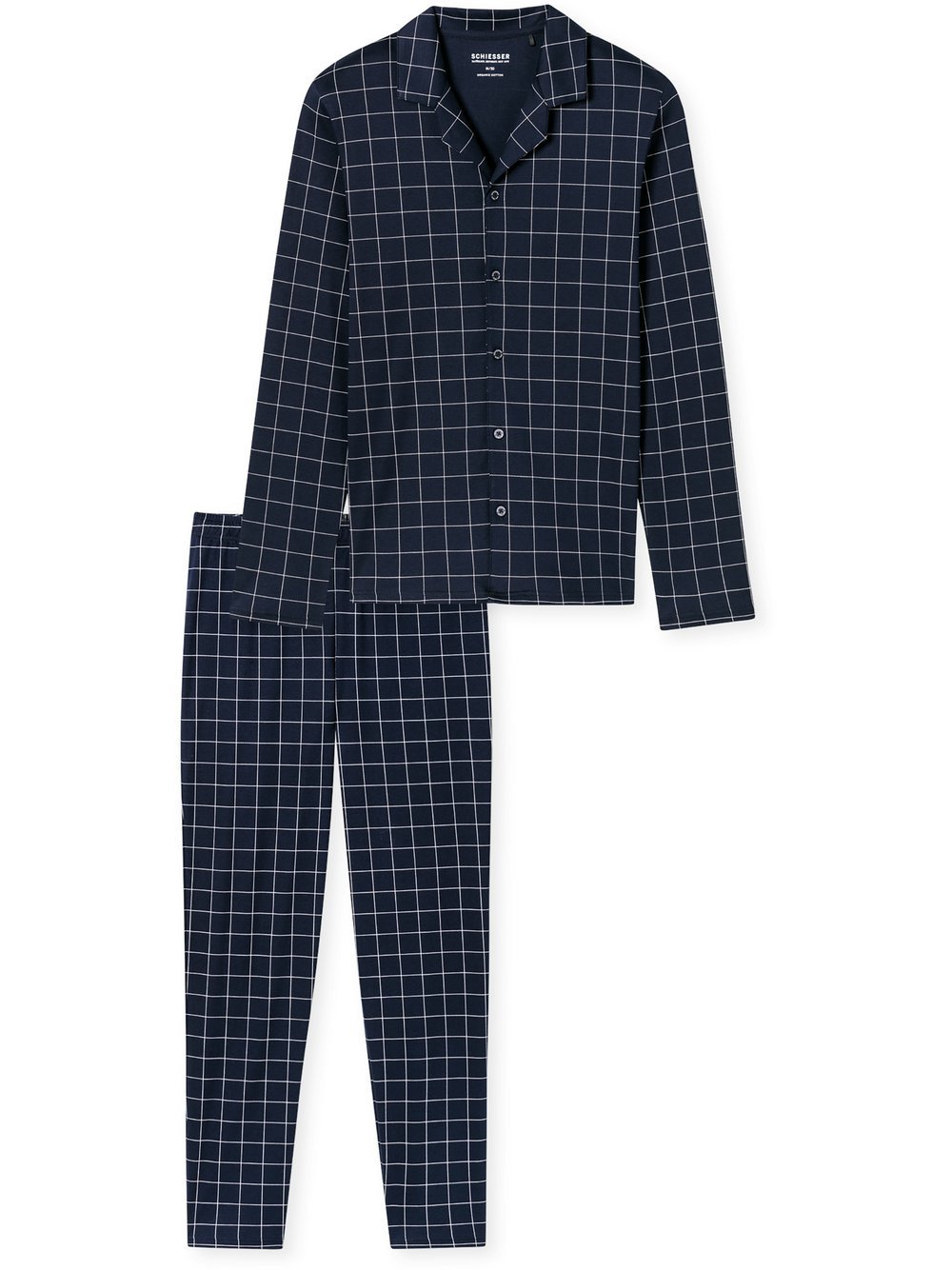 Schiesser Pyjama Herren marine, 56 Image
