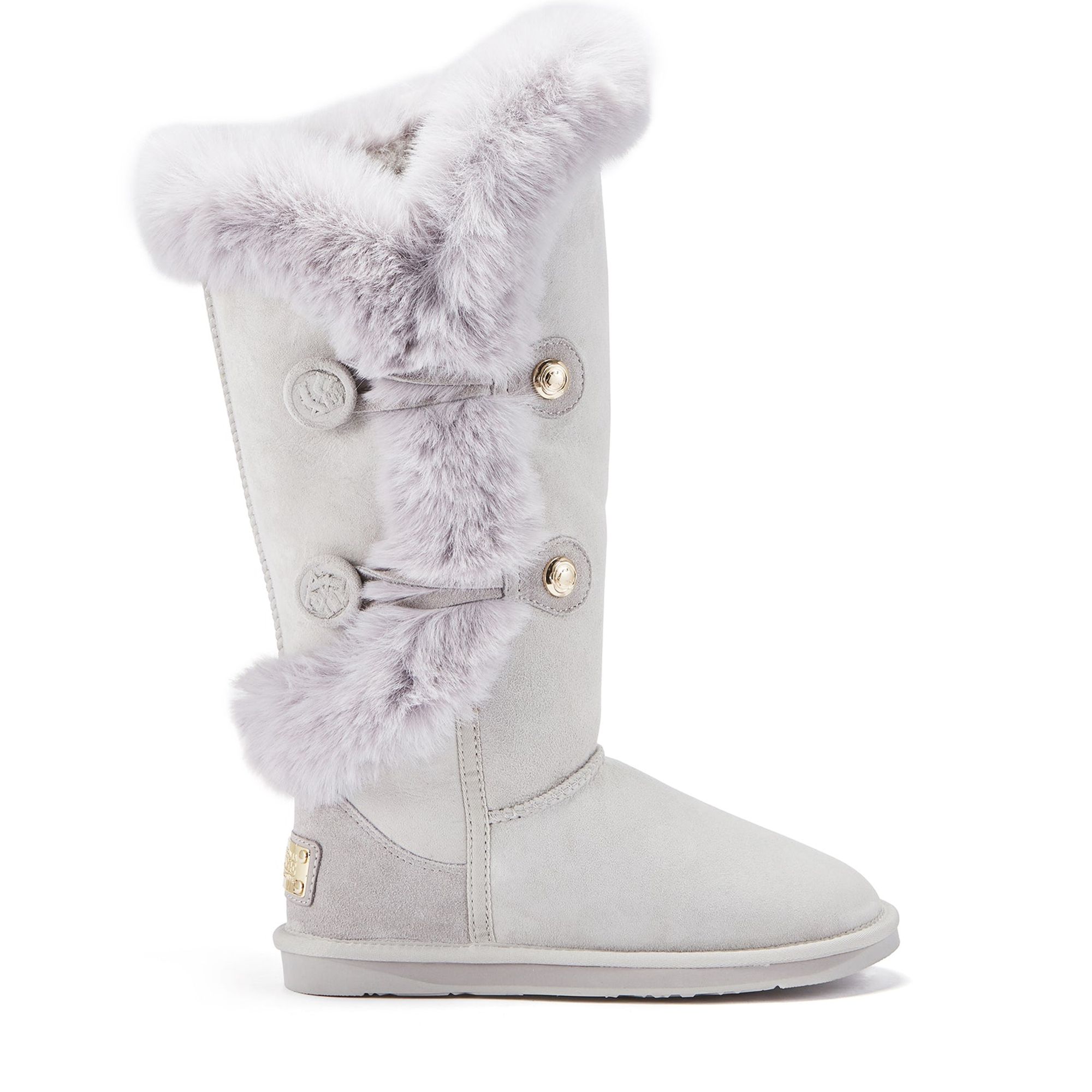 Nordic Tall Ice Gray Knee-High Boots