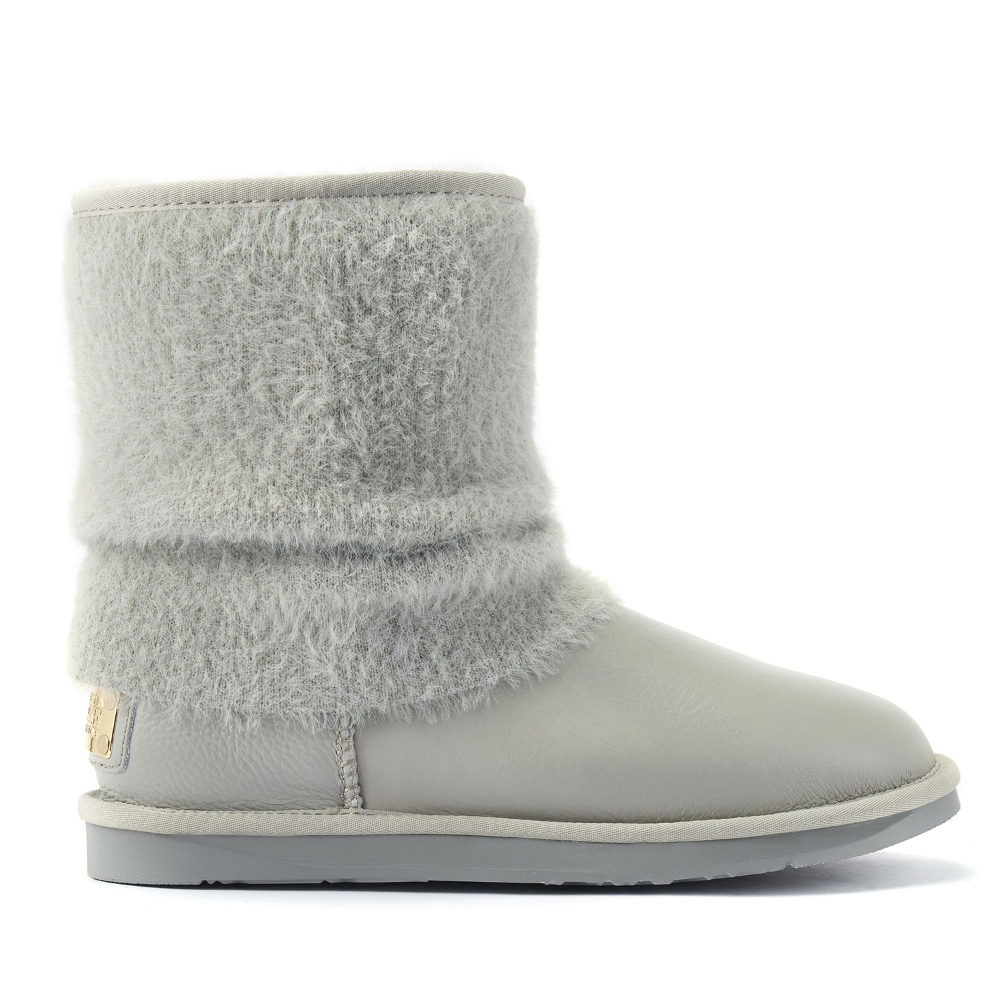 Fame Short Ice Gray Ankle Boots US 39