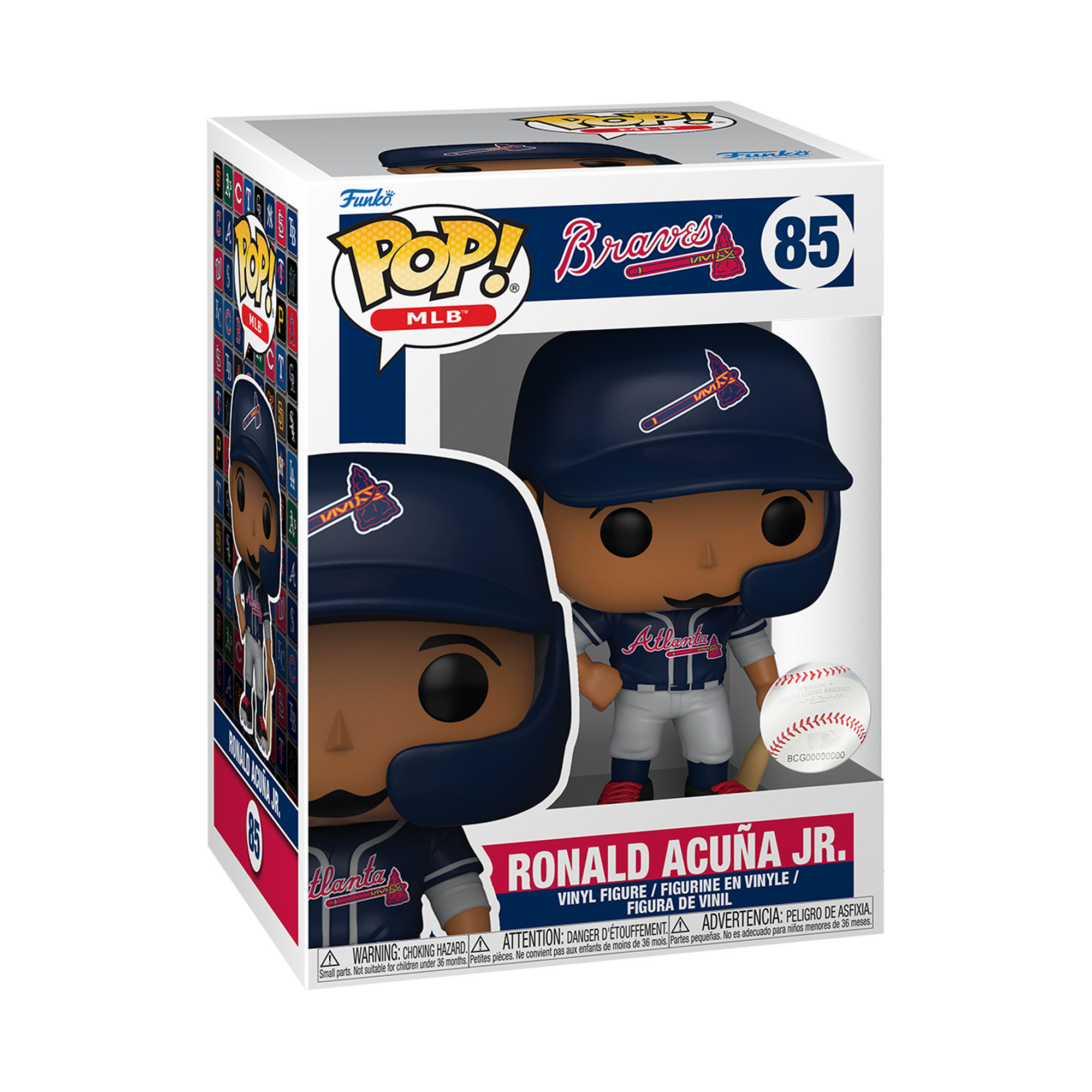 Funko Ronald Acuña Jr. Atlanta Braves Pop! Vinylfigur Image