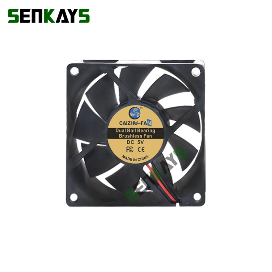 Doppio cuscinetto a sfere 7020 70MM 70*70*20MM DC 5V 12V 24V Ventola di raffreddamento Comptuter CPU Ventola di raffreddamento Ventola di raffreddamento Ventola di raffreddamento 2pin