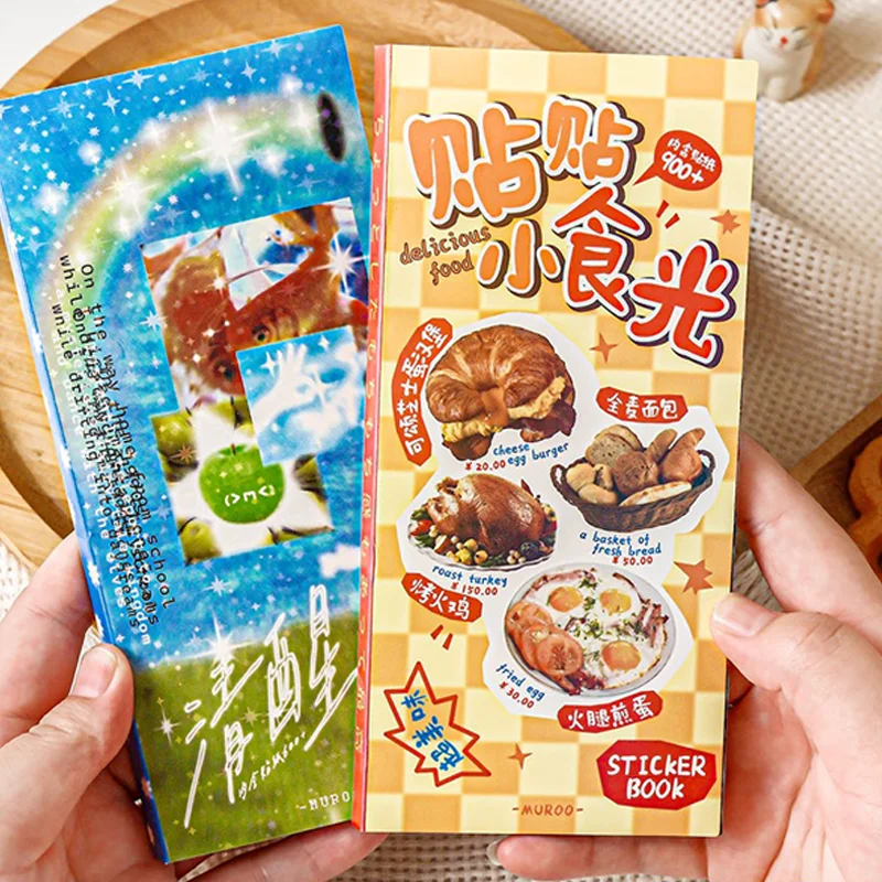 Mr. Paper 30 Sheets Vintage Sticker Book, Retro Scrapbook Supplies for Journal Dairy Album Phone Case Calendar Cup Decoration