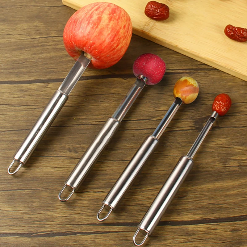 Edelstahl Obst Corer Apfel Samen Entferner Hause Gemüse Werkzeug Für Rote Datteln Birne Weißdorn Coole Gadgets Küche Zubehör