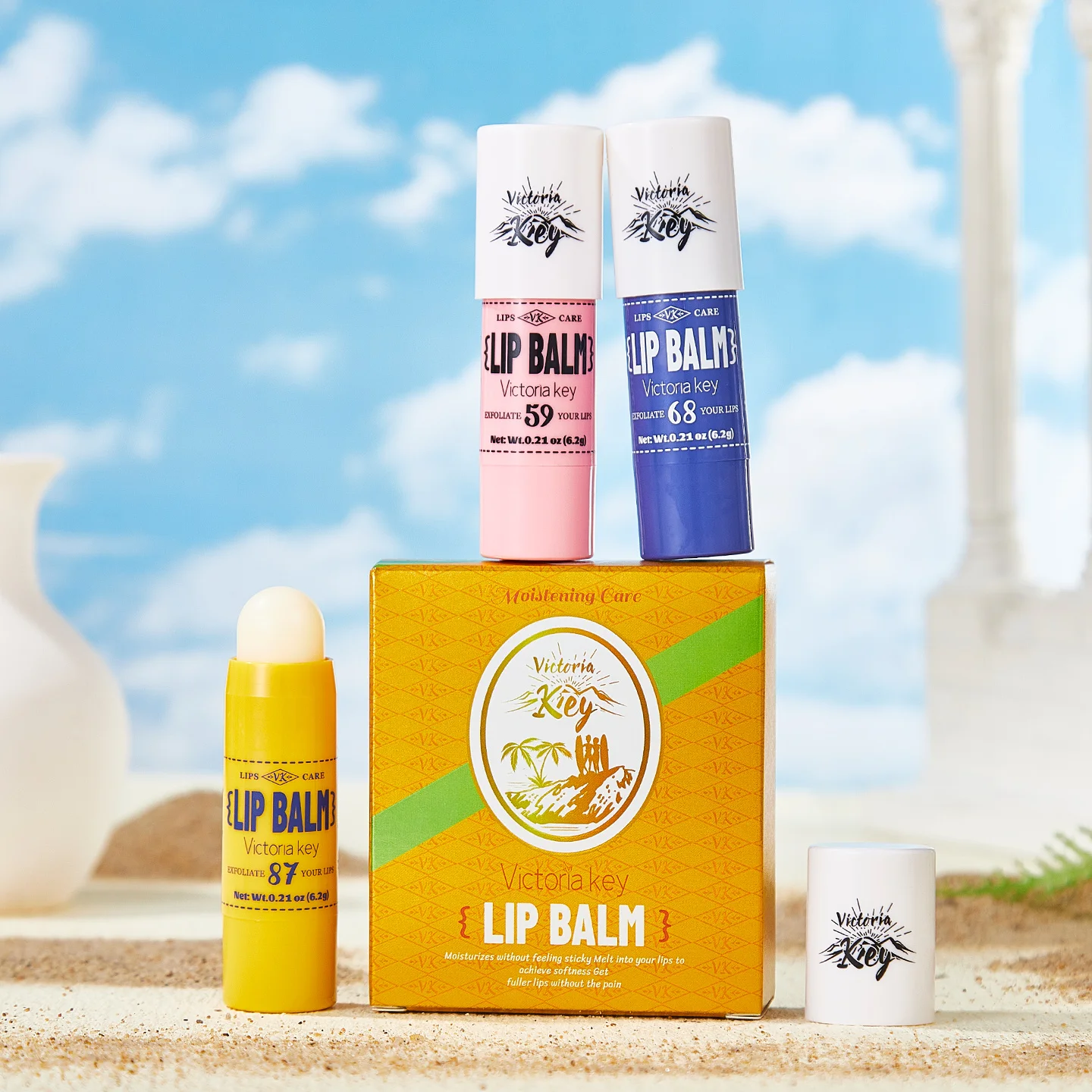 Feuchtigkeitsspendender Lippenbalsam mit Pflanzenextrakten – nähren und peilieren die Lippen jederzeit und überall Image