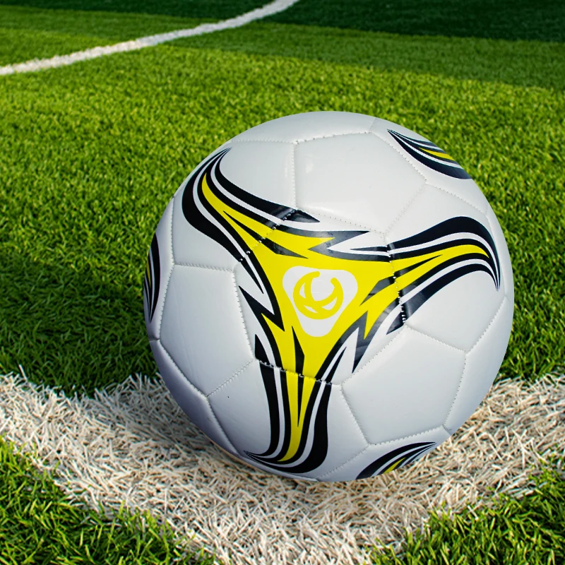 Fußball, Größe 5/4, professioneller Spielfußball, langlebig, weich, federnd, für das Training im Innen- und Außenbereich, Grassfeldsportspiel