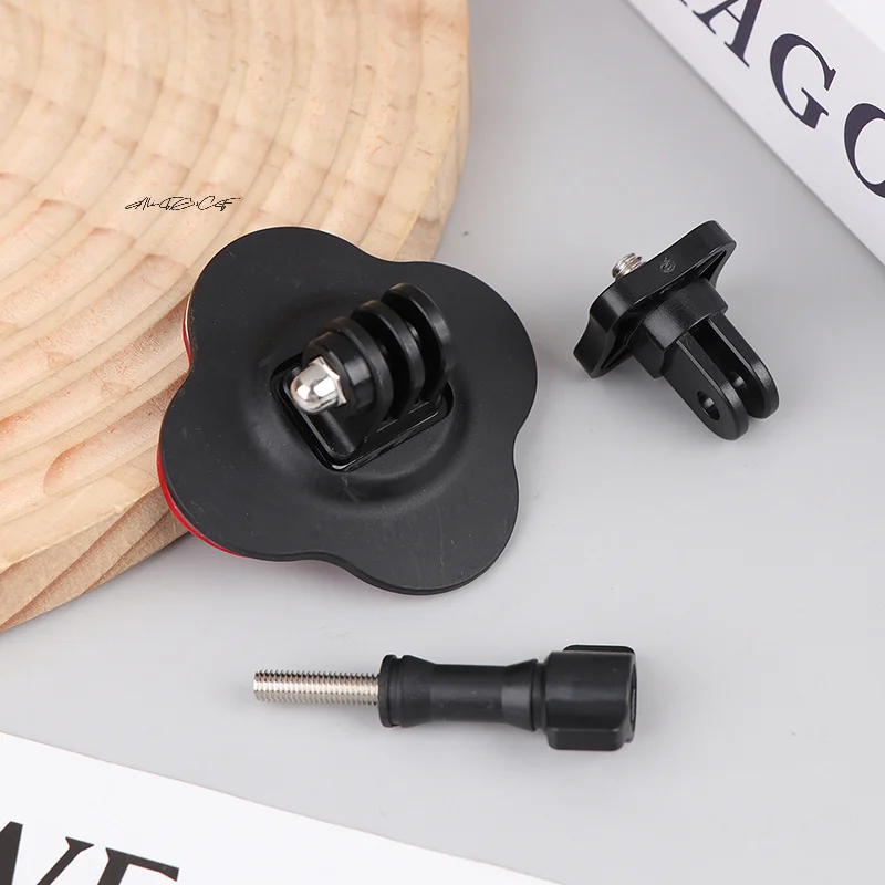 Universelle flexible Helmhalterung für Insta360 X4 X5 Ace Pro-Sportkamera – gebogenes, flaches, selbstklebendes Basiszubehör Image