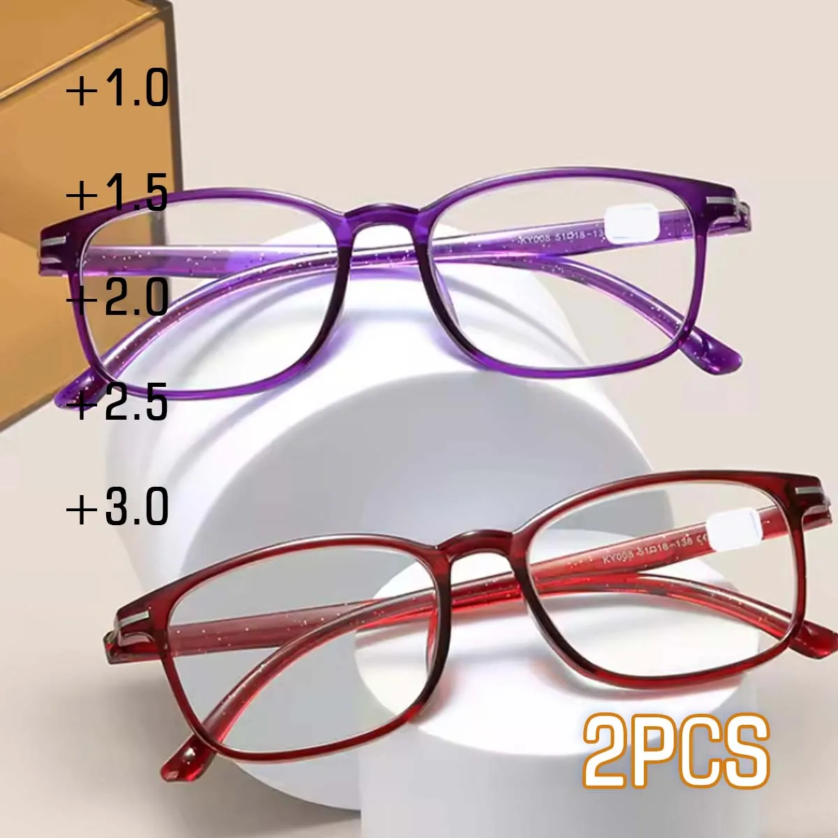 Neue Lesebrille für Männer und Frauen, Anti-Blaulicht-Presbyopie-Brille, Anti-Ermüdungs-Computerbrille mit +1,5 +2,0 +2,5 +3,0 L10 Image