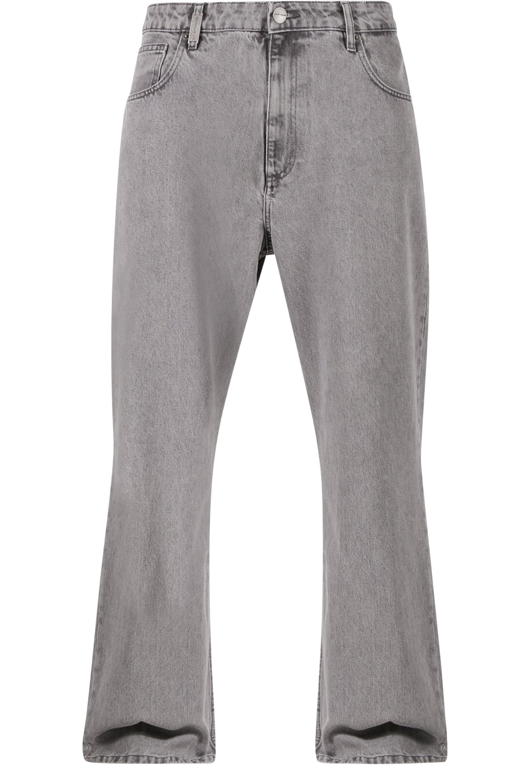 Bequeme Jeans 2Y STUDIOS "2Y Studios 2Y Adrik Basic Baggy Jeans", Herren, Gr. 38, Normalgrößen, grau, 100% Baumwolle, unifarben, Jeans