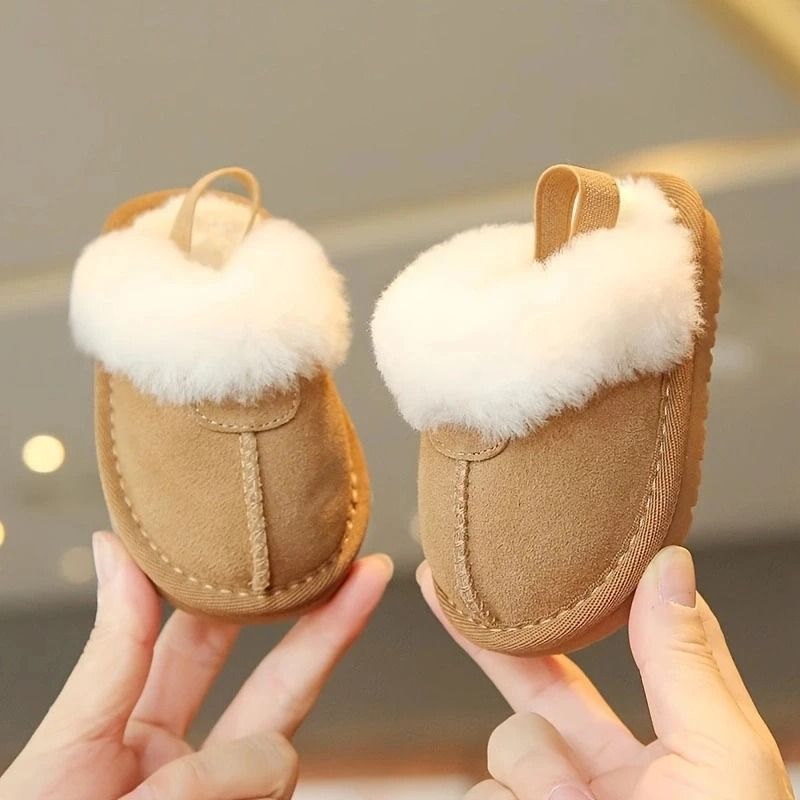 Cotton Baby Slippers For Autumn And Winter 0 To 18 Months apricot 0 6 Months