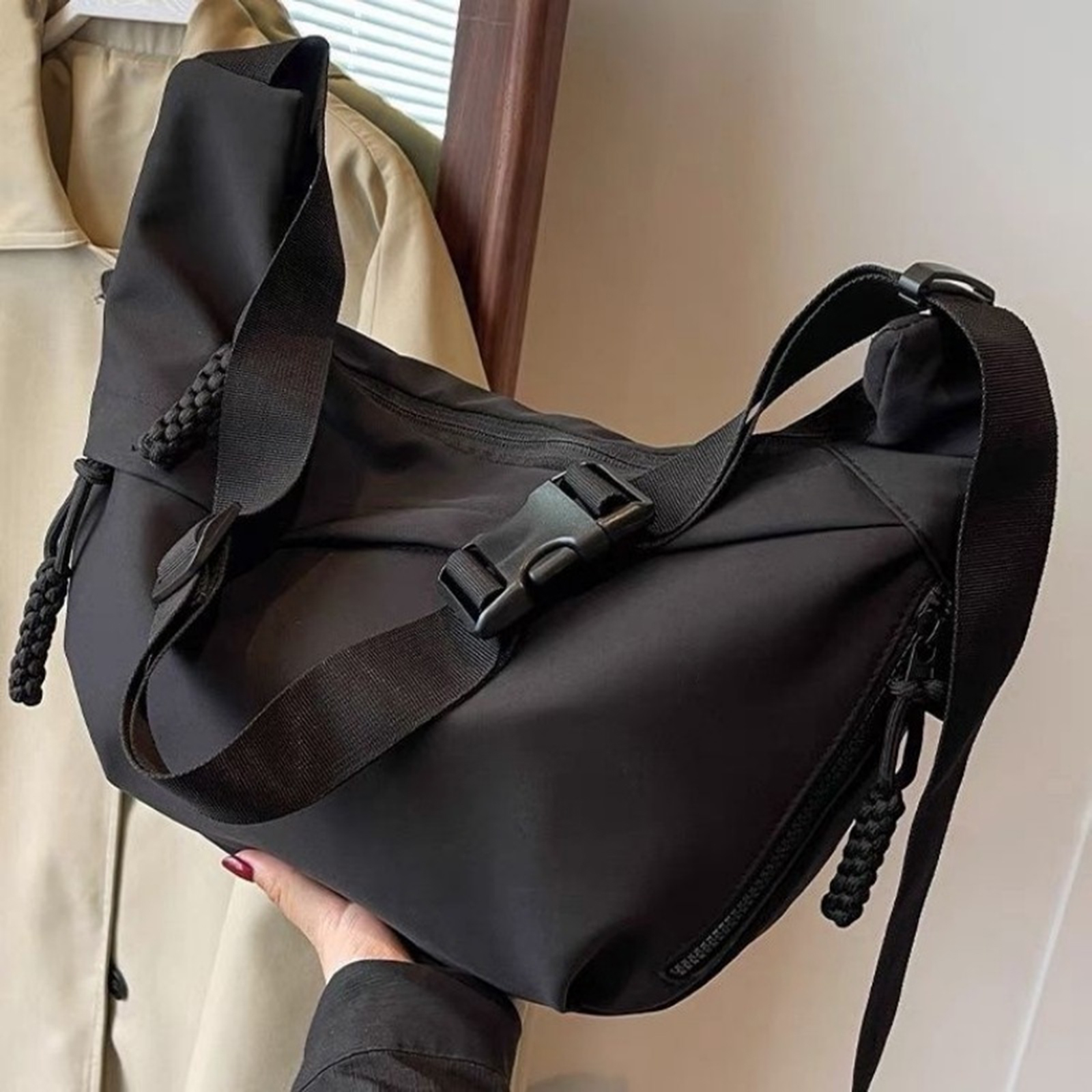 Large Capacity Commuting Crossbody Bag, New Style Classy Fashion Single Shoulder Bag, Thoughtful Gift For Office Workers Large Capacity Commuting Crossbody Bag, New Style Classy Fashion Single Shoulder Bag, Thoughtful Gift For Office Workers