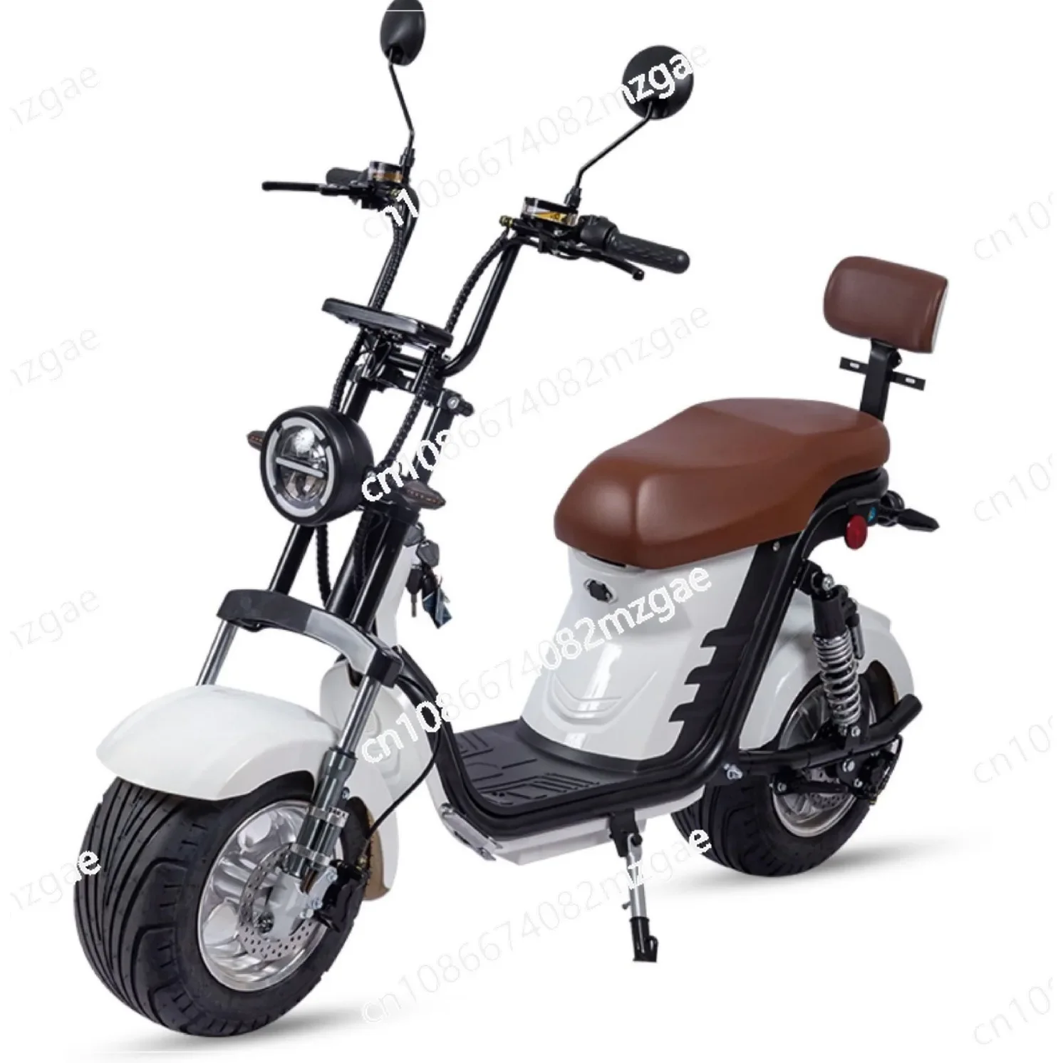 60V Lithium-Elektroauto mit kurzem Radstand, zweirädriges Motorrad, grenzüberschreitend, brasilianischer Breitreifen für Erwachsene Image