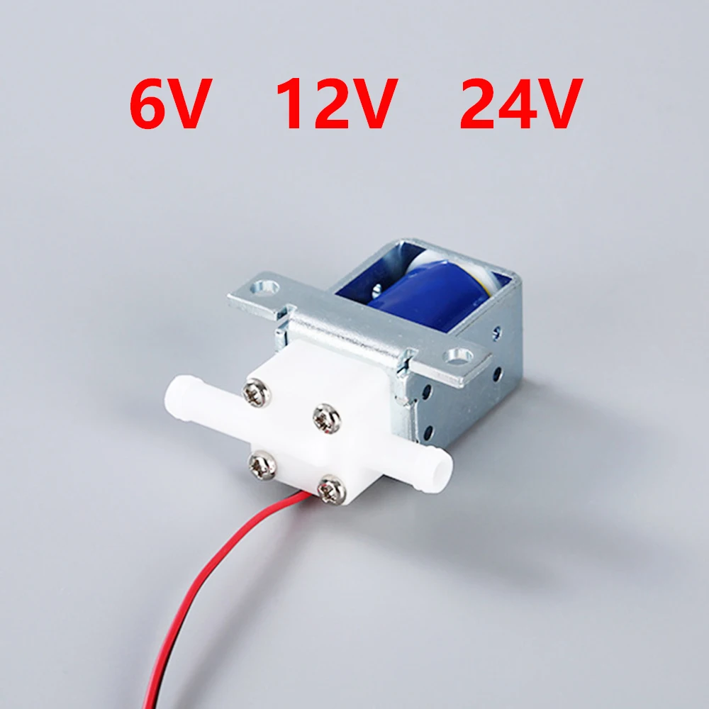 DC 6V /12V / 24V Zwei-Positionen-Zwei-Wege-N/C Normales geschlossenes Wasserventil Elektrisches Magnetventil Durchflussregelventil Image