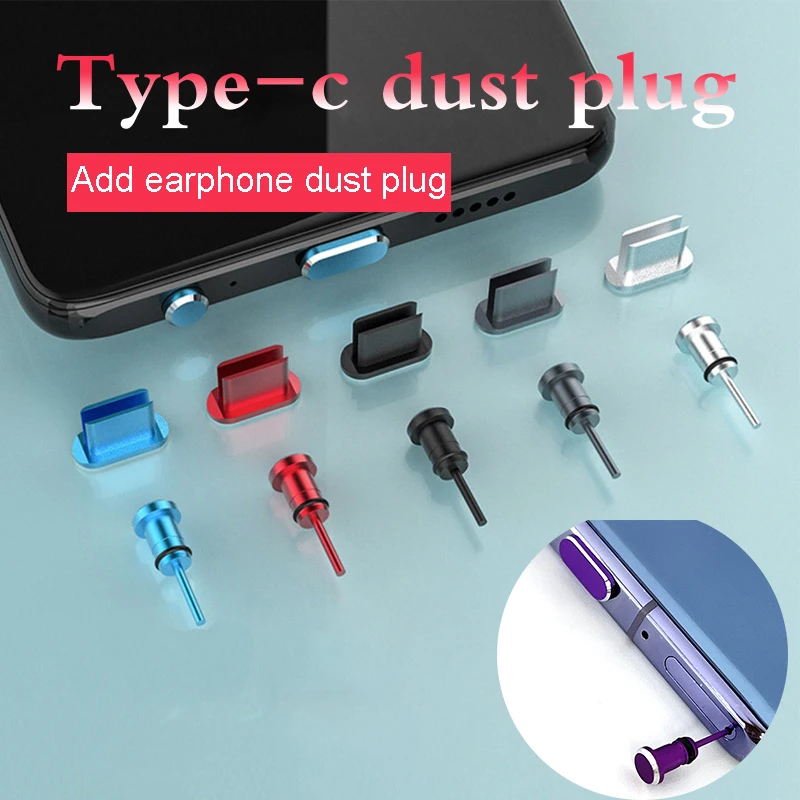 Protezione del telefono spina antipolvere Usb c per copertura antipolvere Usb accessorio per telefono accessori per telefoni cellulari tappo antipolvere tipo c auricolare Jack Charm