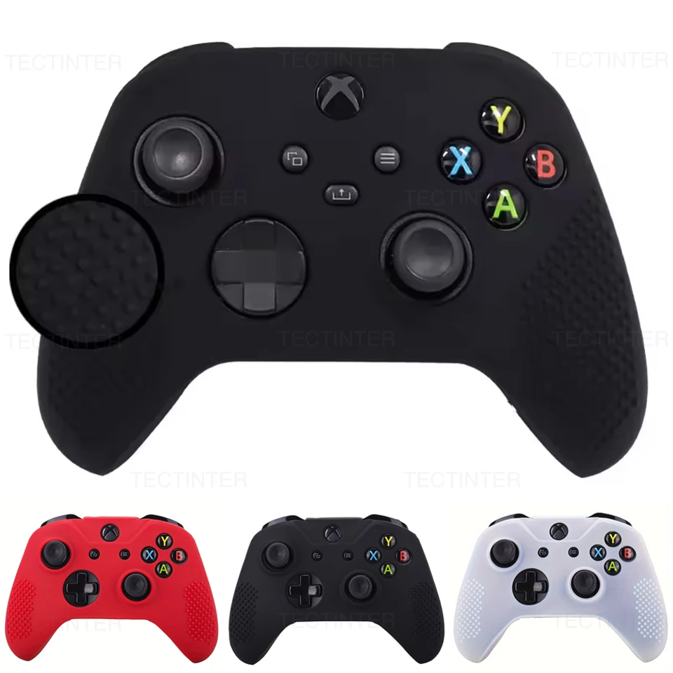 Protective Cover Skin Soft Silicone Case for Xbox One S Controller Anti-slip Protector Shell for Xbox One S Gamepads Accessories