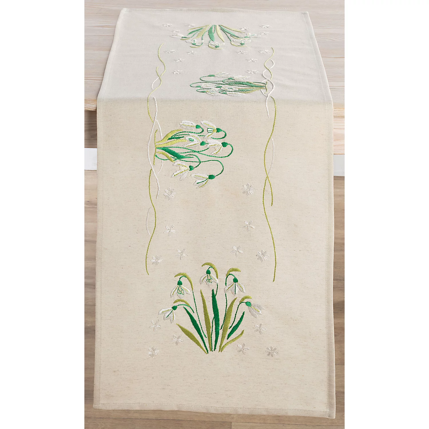 Stickläufer Schneeglöckchen Image