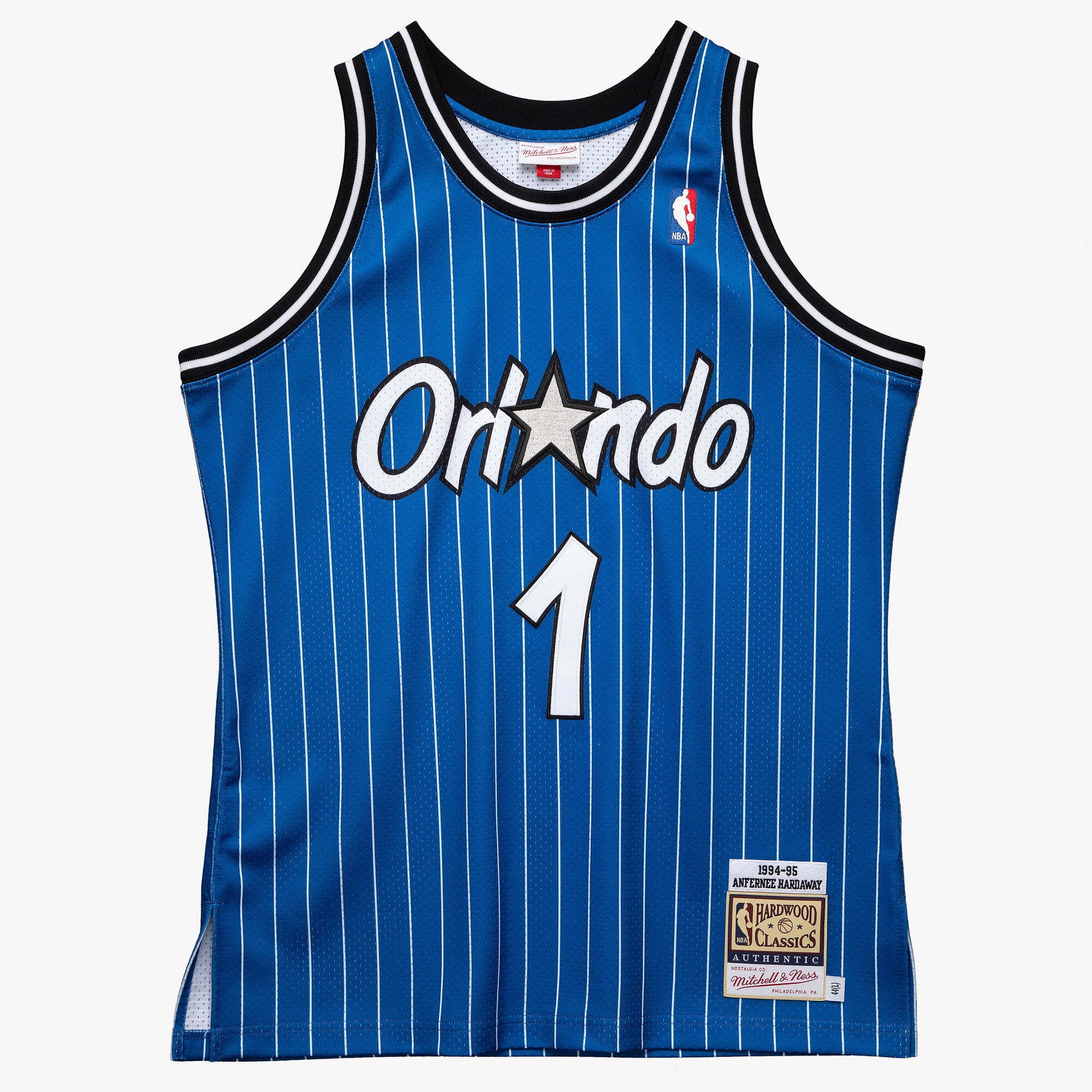 Maillot Swingman bleu Mitchell & Ness 1994-95 d'Anfernee Hardaway (Orlando Magic) - Homme Taille: XL