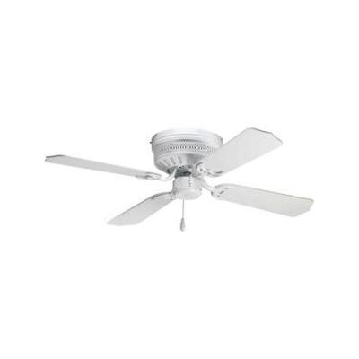 Progress Lighting Ceiling Fan. AirPro Hugger 42 In. White Ceiling Fan P2524-30