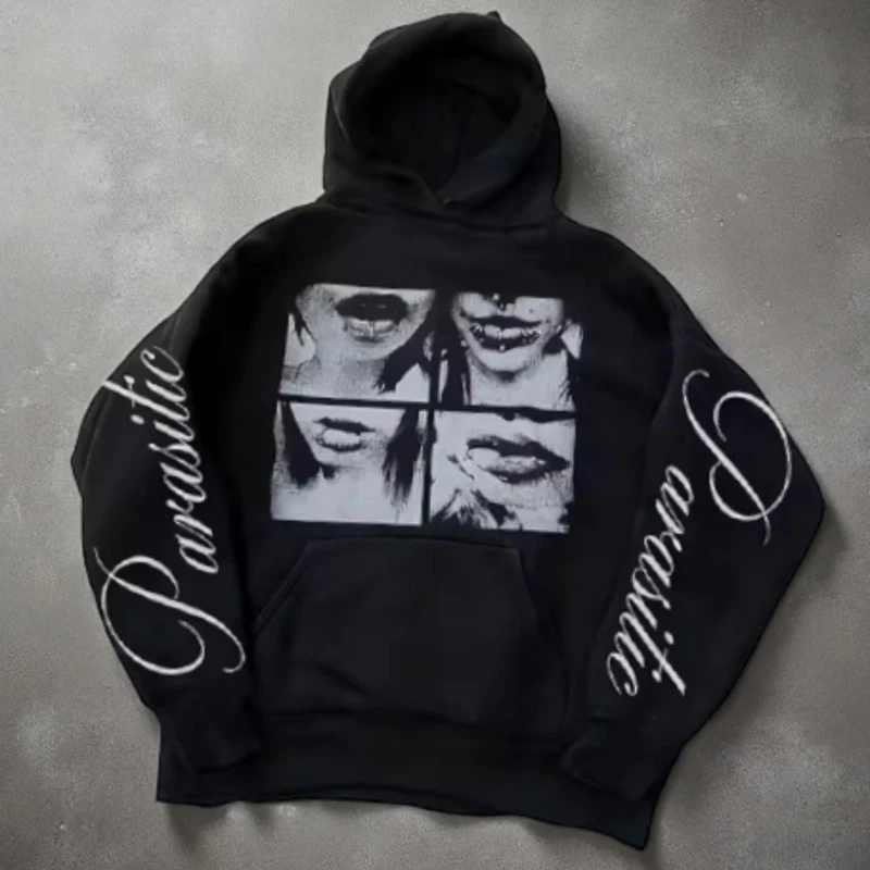 Harajuku Y2k Clothes Woman Sweatshirts Streetwear Hoodie Graphic Clothes Oversized Pullover Hoodie Sweatshirt winter clothes