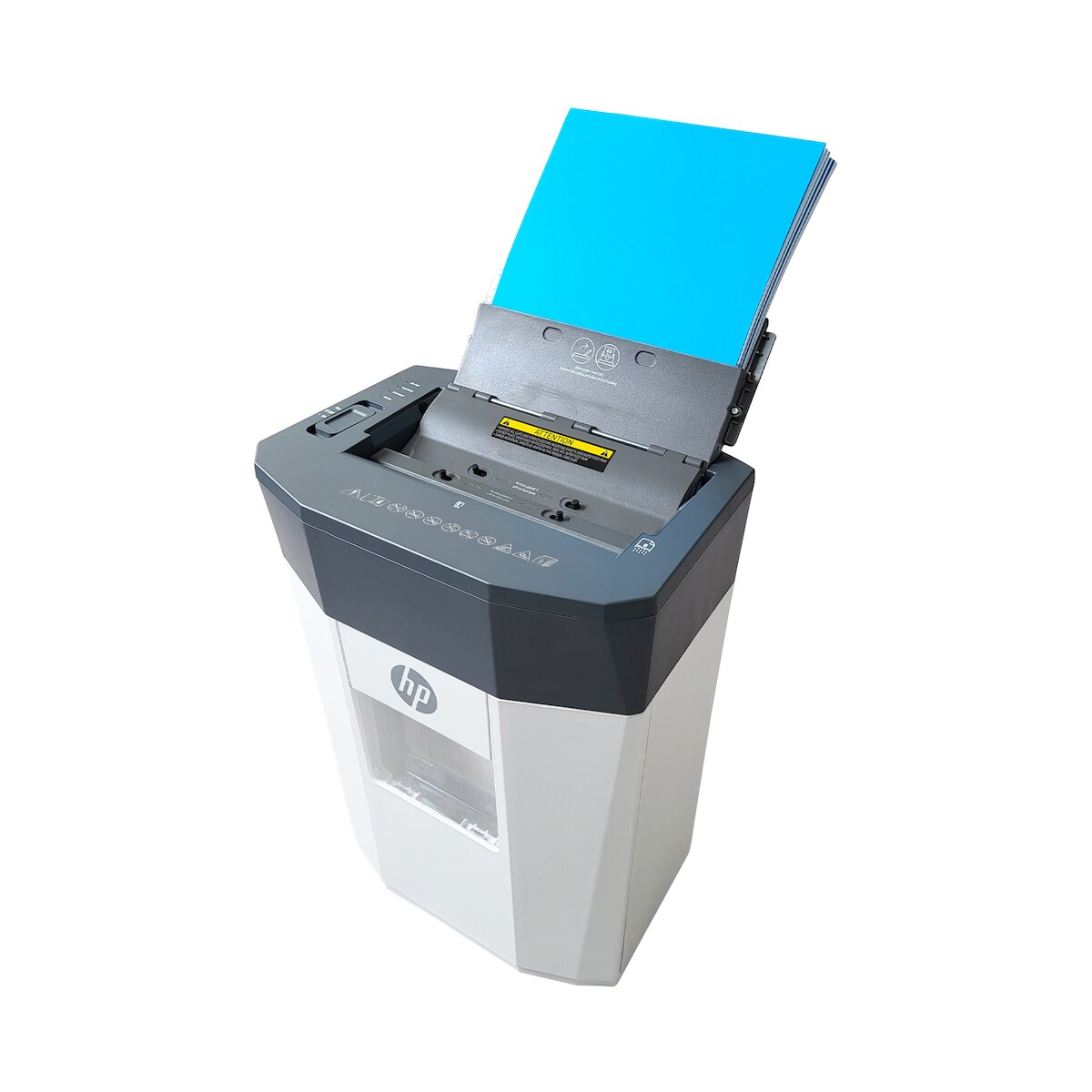 HP OneShred Auto 80CC Aktenvernichter Partikelschnitt 80 Blatt Cross Cut Image