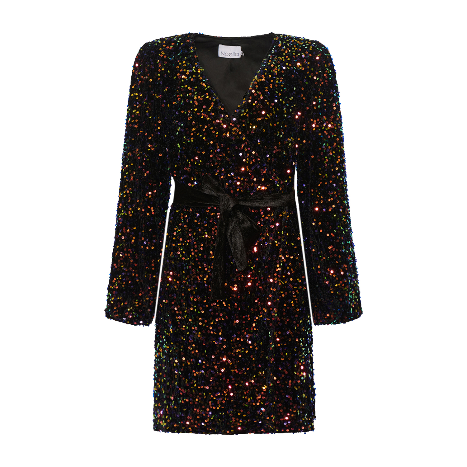 Teagan Wickelkleid in Schwarz Image