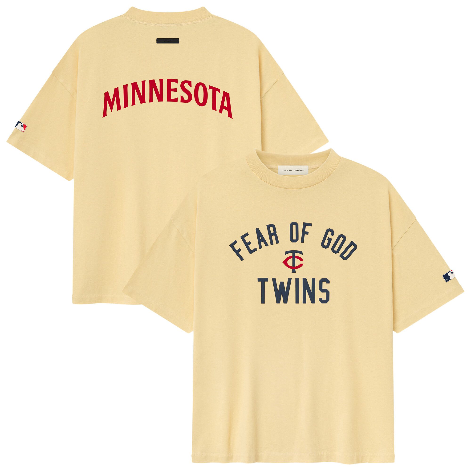 Minnesota Twins Fear Of God Essentials 90er Fit T-Shirt – Unisex Image