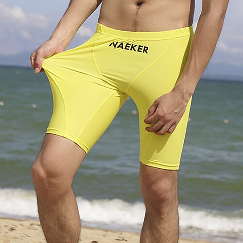 Herren Anti UV Shirt Neoprenanzugshosen Badehose Alphabet UPF50 Atmungsaktiv Tauchanzüge Surfen Kanufahren Schnorcheln Frühling Image