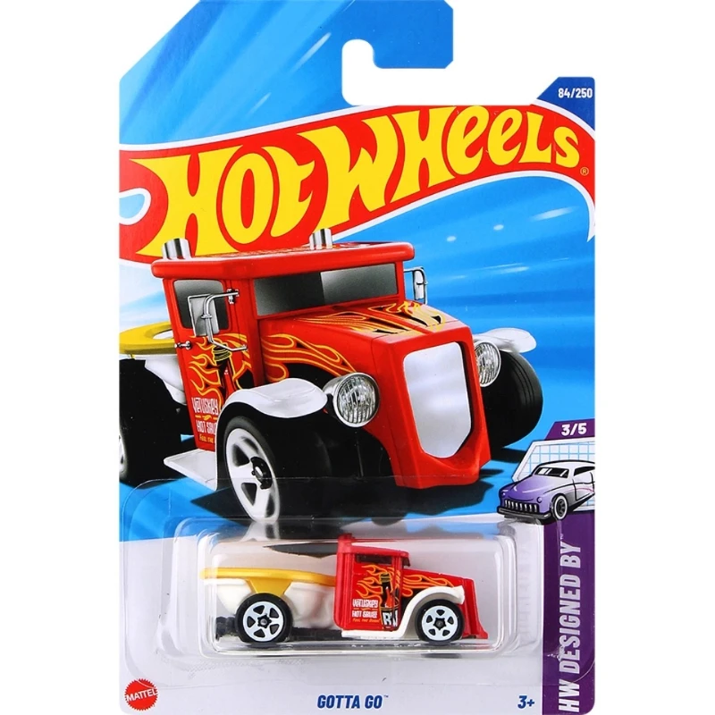 Original Hot Wheels Auto GOTTA GO 1/64 Diecast Spielzeug für Jungen 1/64 Diecast Carro HW Designer von Juguetes Geburtstagsgeschenk 2025L C4982