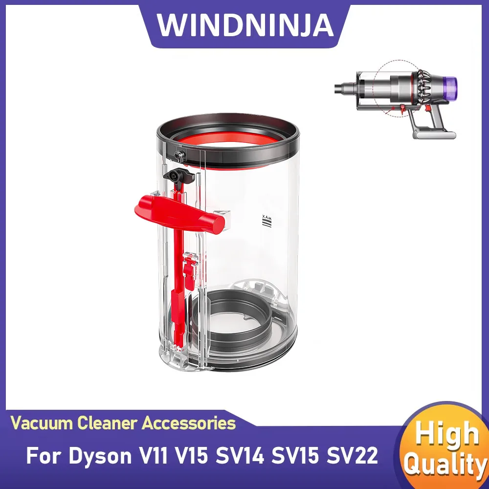 US-Version Staubeimer Staubbehälter für Dyson V11 V15 SV14 SV15 SV22 US Staubsauger Kanister Großer Staubeimer Zubehör Teile Image