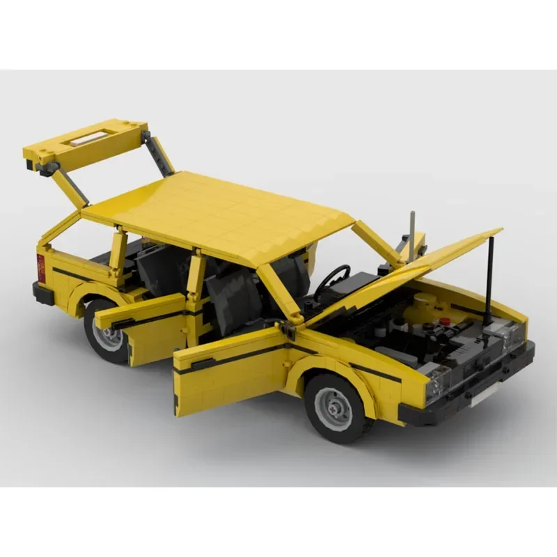 MOC-159493 Gelb Neue Klassische Supercar Racing Baustein Modell 1629 Teile MOC Kreative Junge Geburtstag Bausteine Spielzeug Geschenk Image