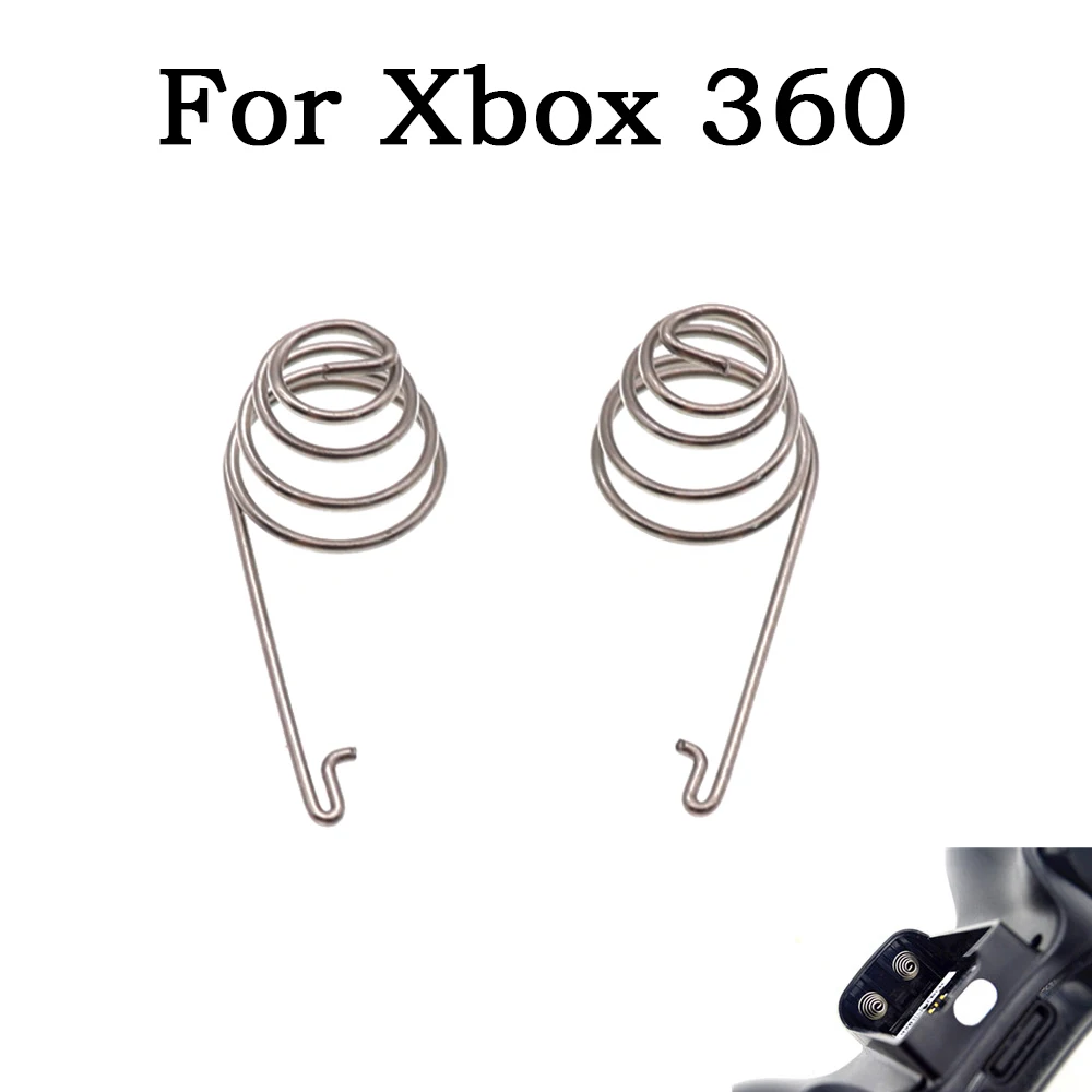 10 Pairs Hohe Qualität Links Rechts Batterie Frühling Blatt Für Xbox 360 Wireless Controller Frühling Blatt Reparatur Ersatzteile Image