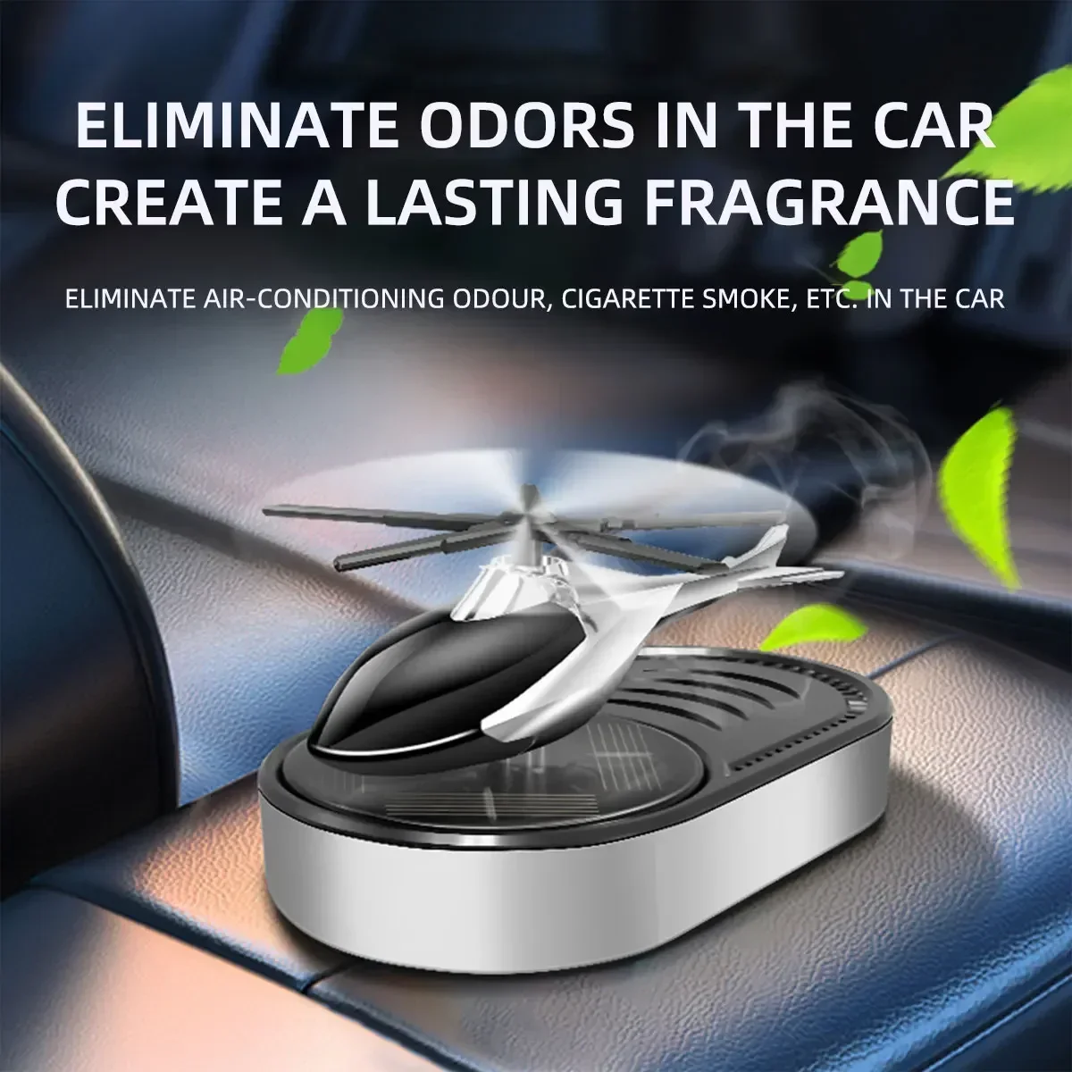 Auto Solar Flugzeug Lufterfrischer Auto Hubschrauber Parfüm Diffusor Auto Dekoration Belüftung Luft Aromatherapie Ornamente Image