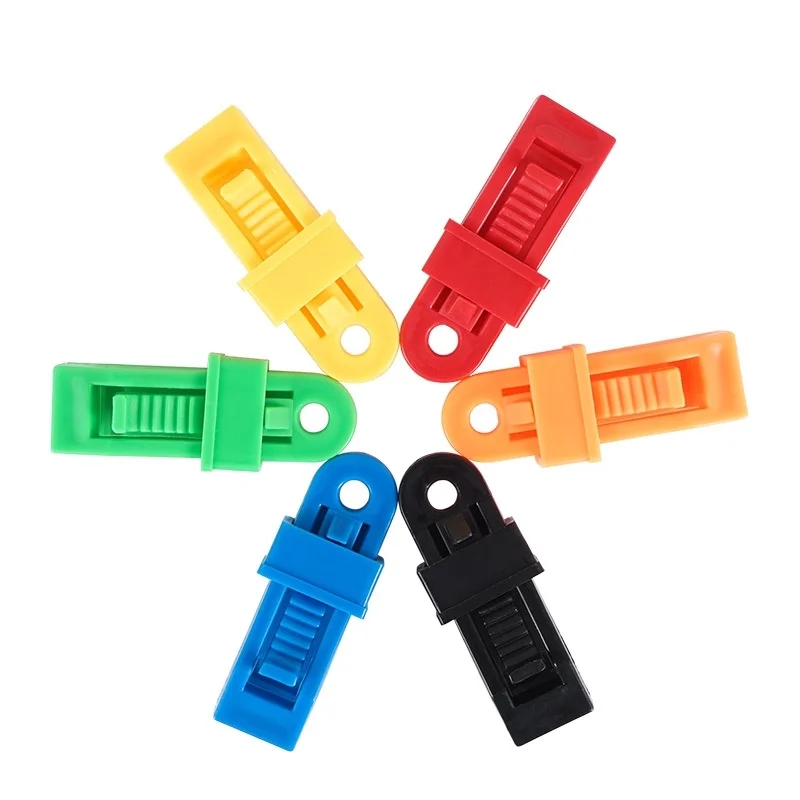 Zeltüberdachungsklammern für den Außenbereich: winddichte Befestigungsschnallen für Sonnenschirme, Kunststoffzubehör, verstärkte Abspannseilhaken, groß Image