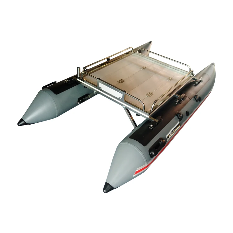 PVC Ponton 1/2/4 Personen Schlauchboot Köder Angeln Katamaran Mini Yacht Image