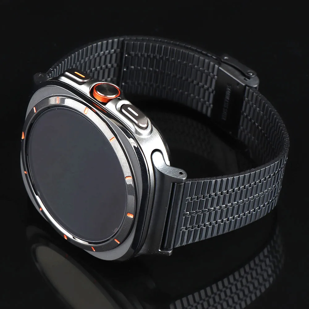 Doppelte Sicherheitsschnalle Edelstahlband für Samsung Galaxy Watch 8 8Classic Ultra 2 Armband Galaxy 8 40/44mm 46mm 47MM Image