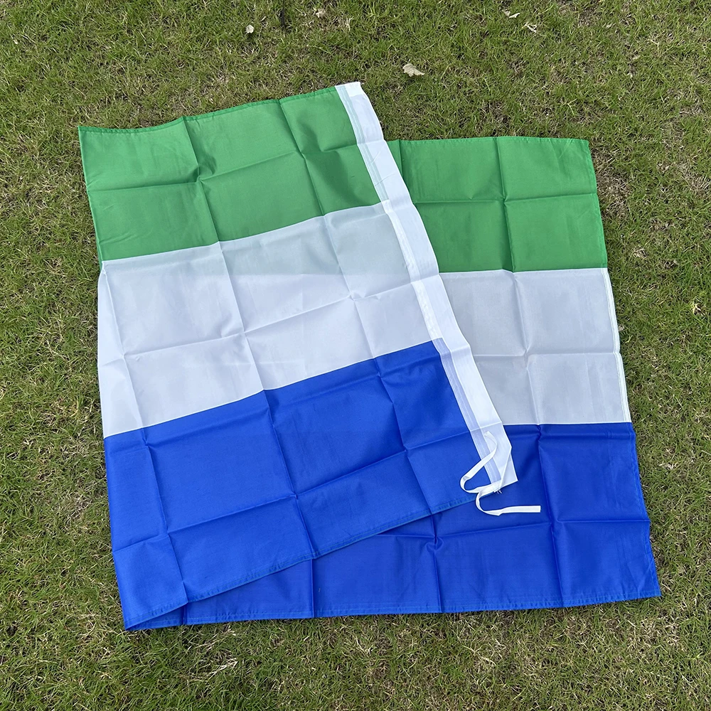 SKY FLAG Sierra Leone Flag 90x150cm polyester Sierra Leone flag for Advertising home Decoration
