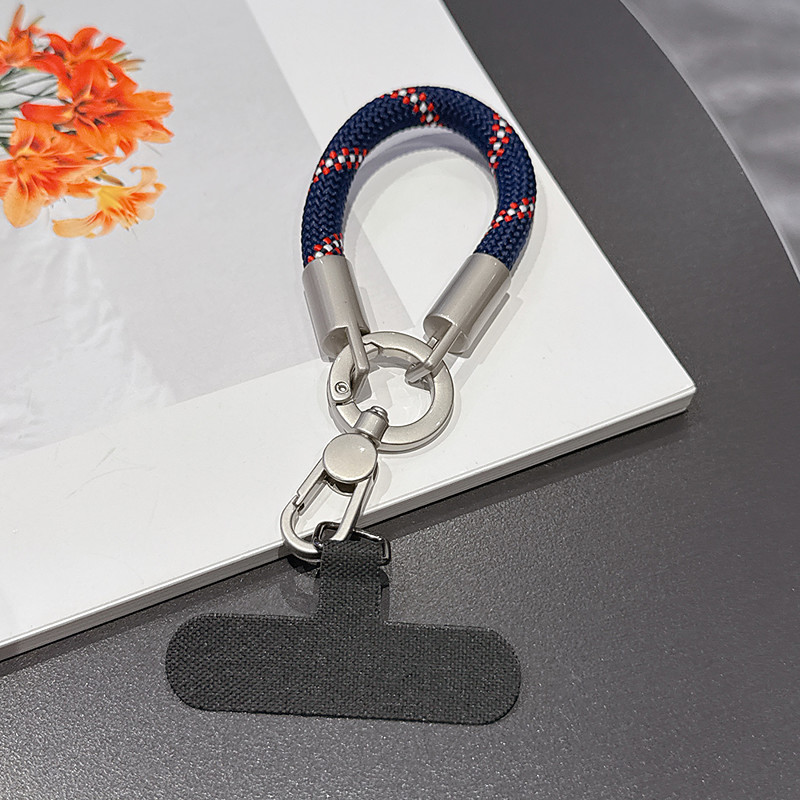 New Fashionable Phone Clip Lanyard Wristband Durable and Sturdy Bag Camera Cord Anti-Loss Unisex Wrist Lanyard Short Phone Chain New Fashionable Rotating One-Piece Clasp Finger Ring Lanyard P