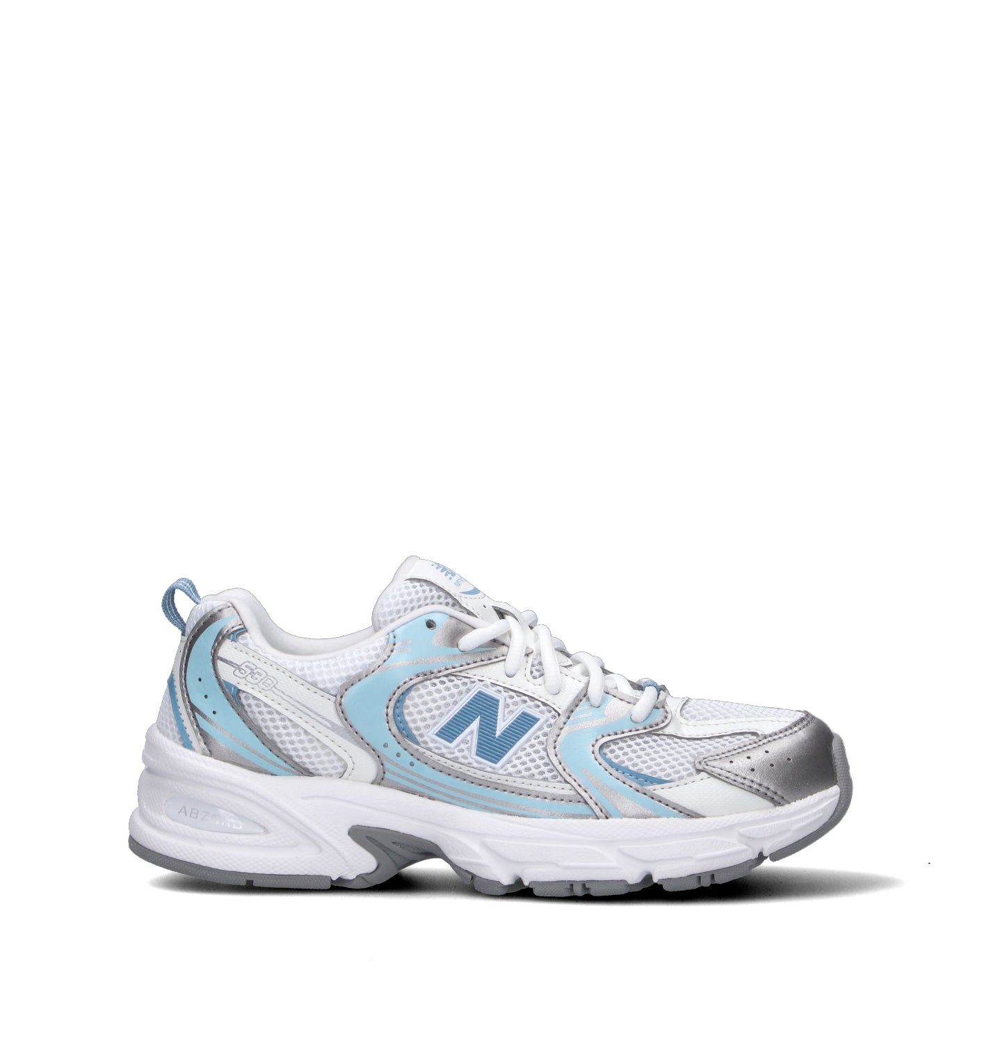 NEW BALANCE 530 Sneaker ragazzo bianca/azzurra